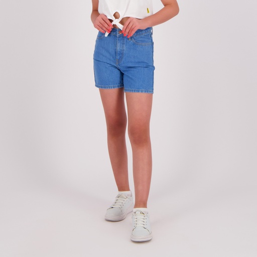 Short fille en jeans