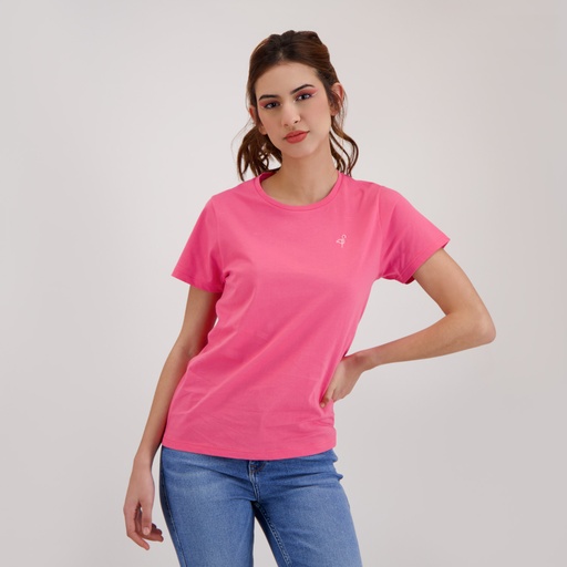 T-shirt femme manches courtes avec broderie