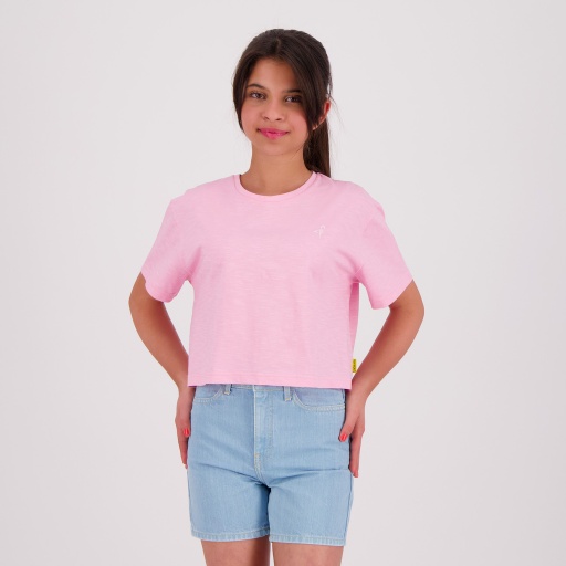 T-shirt sur taille fille avec broderie