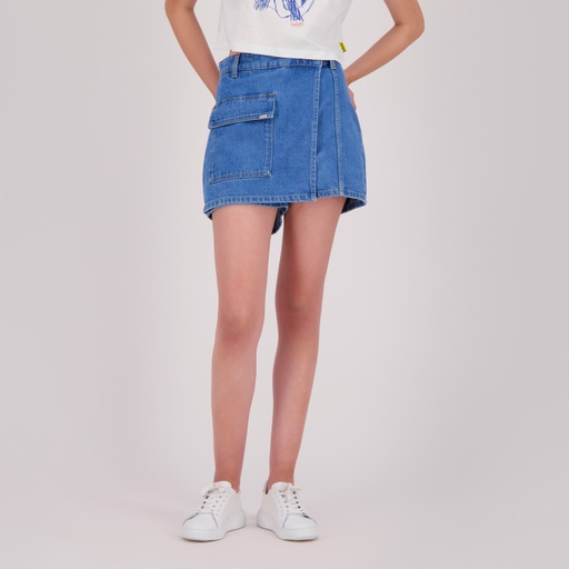 Skort femme en jeans - SOUKAINA