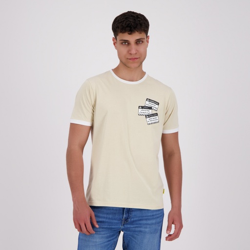 T-shirt homme manches courtes إحذر