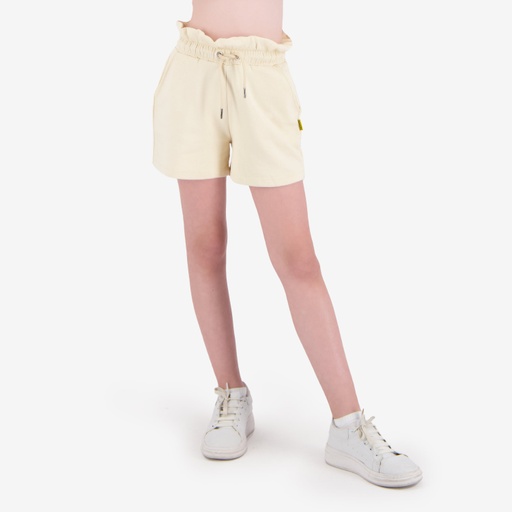 Short paperbag fille en molleton