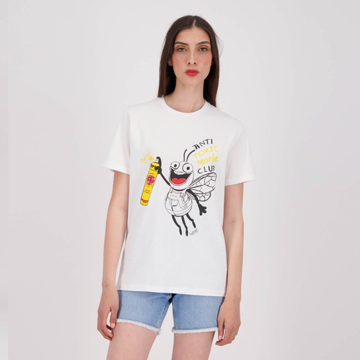 T-shirt oversized unisexe manches courtes ANTI-TOXIC PEOPLE CLUB
