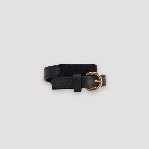 Bracelet unisex en cuir et denim