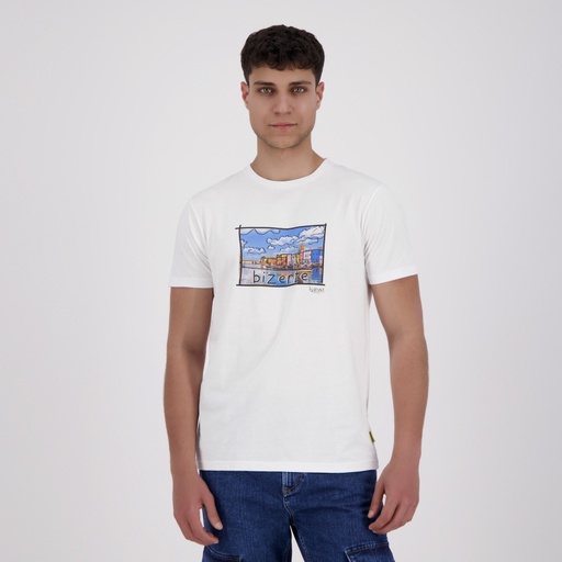 T-shirt unisexe manches courtes BIZERTE