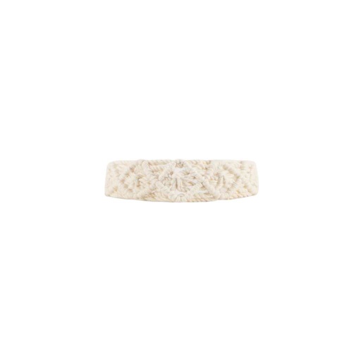 Serre-tête macramé - Bleu Ciel &amp; Blanc 
