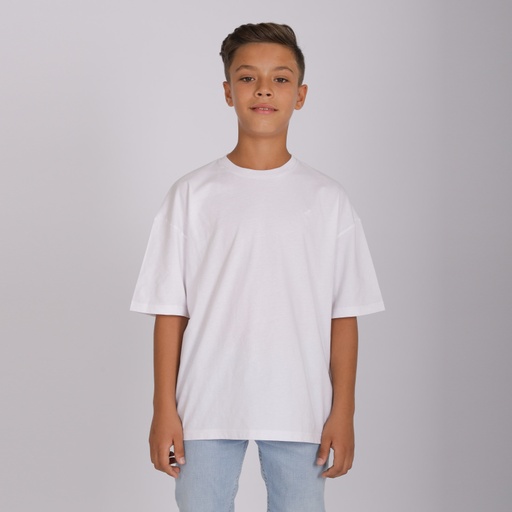 T-shirt oversized garçon manches courtes