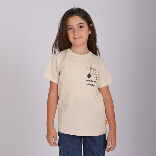 T-shirt fille manches courtes ANNAGATA ANNAGO