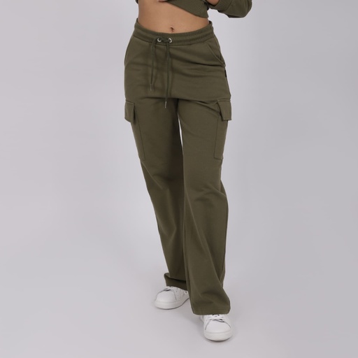 Jogger cargo femme jambe droite