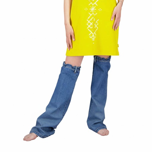 Jambières unisexe en jeans Modular - TUNIS FASHION WEEK 2024 - Jeans Bleu Foncé