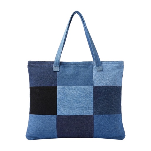 [01-010-138-001-K419-U] Coussin &amp; Tote bag format 60/50 en jeans Modular - TUNIS FASHION WEEK 2024
