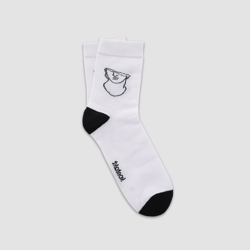 [05-010-110-020-k581-40-44] Chaussette unisexe adulte DEMI FACE