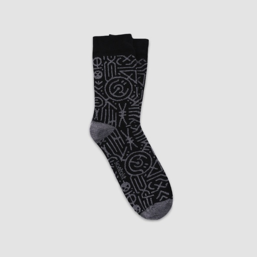 [05-010-110-029-K964-36-39] Chaussette unisexe adulte ALL OVER BERBERE