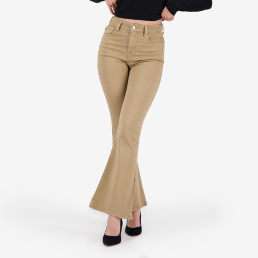 Flare jeans femme avec fentes côté -FERYEL 3.0
