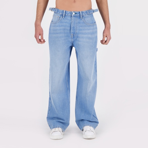 Carpenter baggy unisexe en jeans - KARIM 2.0