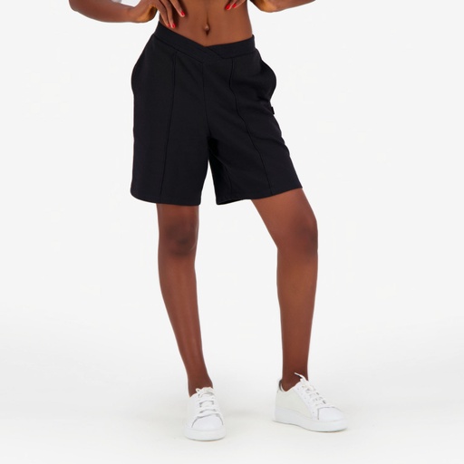 Short femme avec bande à la taille croisée
