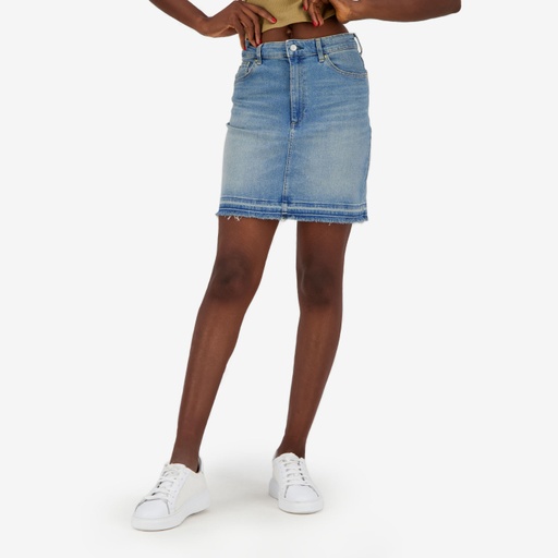Jupe mini femme en jeans- MINA