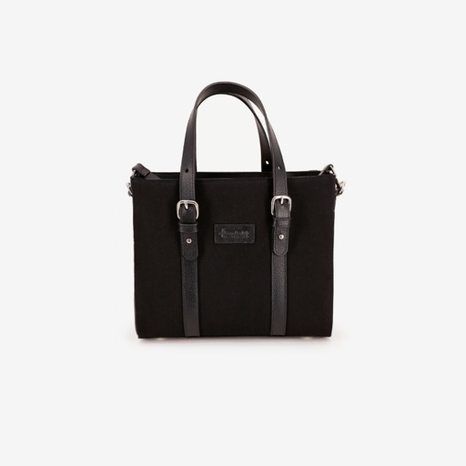 [99-010-01-020-K918] Mini cabas femme en jeans et cuir