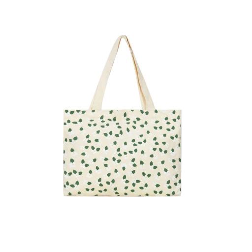 Tote bag unisexe en jeans FELL - Jeans Bleu Clair &amp; Cuir Bleu Clair